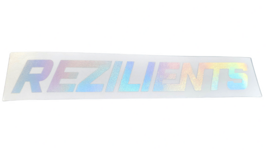 Holographic 8" sticker